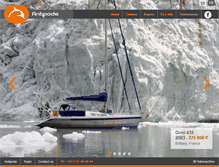Tablet Screenshot of antipode-yachts.com
